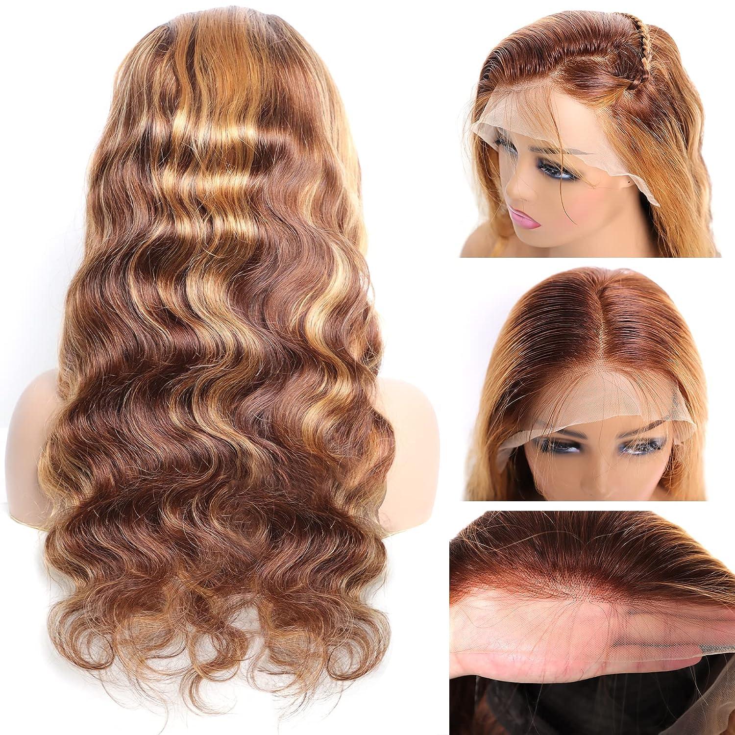 Body Wave P4 27 13x4 Lace Front Human Hair Wig