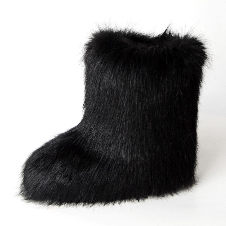 Fleece Anti-fur Snow Boots